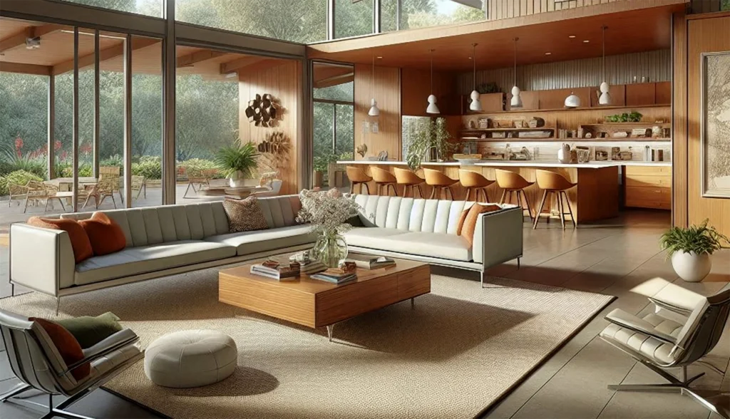 AI image of living room
